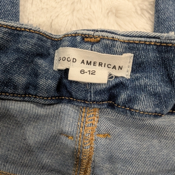 Good American Blue Straight Leg Jeans - Picture 6 of 8